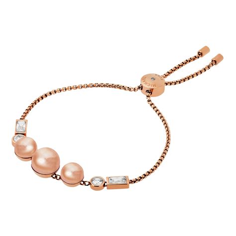 michael kors rose gold tone slider bracelet|michael kors rose gold satchel.